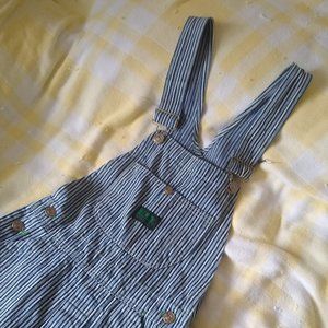 ELY Striped Denim Overalls